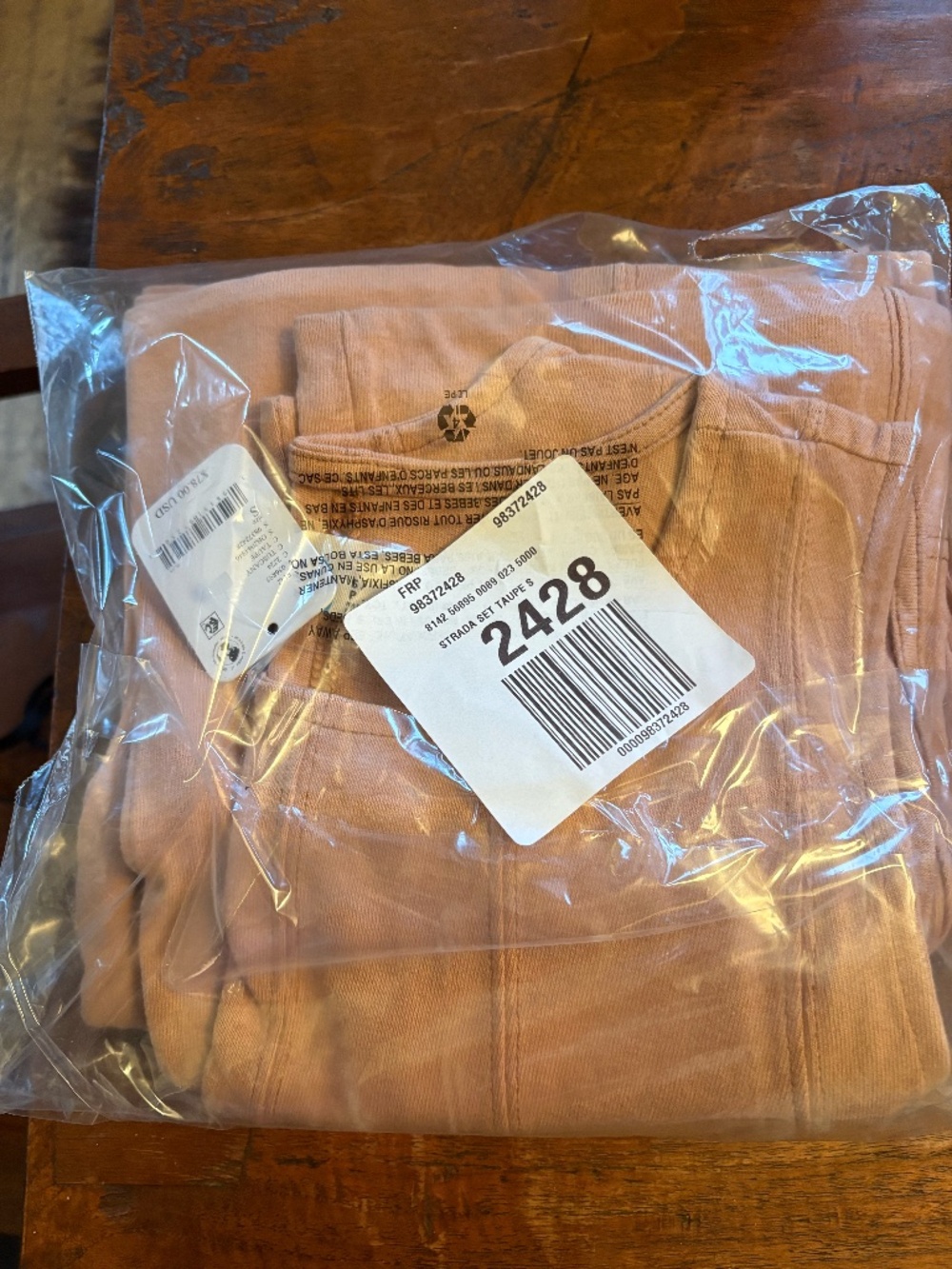 NWT Free People Strada Set Taupe size S